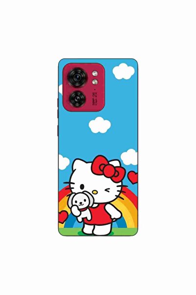 OEM Θήκη συμβατή με Motorola Edge 40 από σιλικόνη gel TPU με σχέδιο Hello Kit...