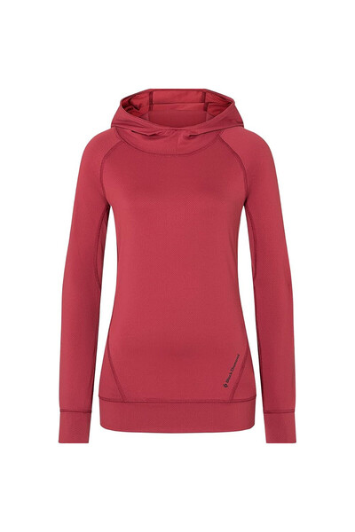 BLACK DİAMOND هودي نسائي LS ALPENGLOW - أحمر - S