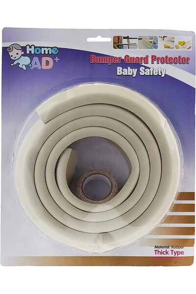 HOMEPRO Home Pro Home Ad+ Baby Safety Bumper Guard Protector, Beige, One Size