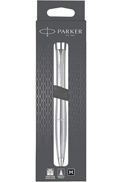 Parker Urban Twist Ballpoint Pen, Medium 1.0mm, Metallic with Chrome Trim, Bl...