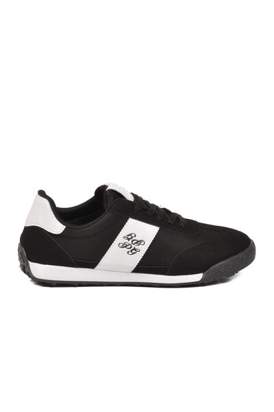 WALKWAY Black-White Lightweight Men's Casual Shoes Poizz 26136 m