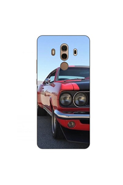 OEM Калъф, съвместим с Huawei Mate 10 Pro, силиконов гел TPU модел, Червен му...