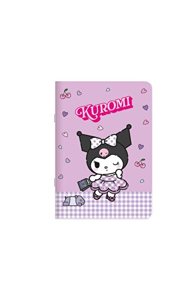 kuromi 18,5*26 40 Yp.Çiz.Tel Dikişli Defter - Mor