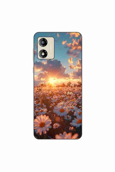 OEM Husa compatibila cu Motorola Moto E13 Silicon Gel Tpu Model Rasarit cu Flori