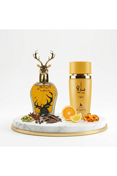 Ayelet Set de 2 parfumuri orientale (1xBărbătesc + 1xFemeiesc) 100ML - Al Mal...