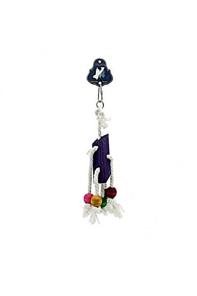 Pet Club Pets Club Natural Foraging Bird Toy 30 cm Hanging Chew Toy for Parro...