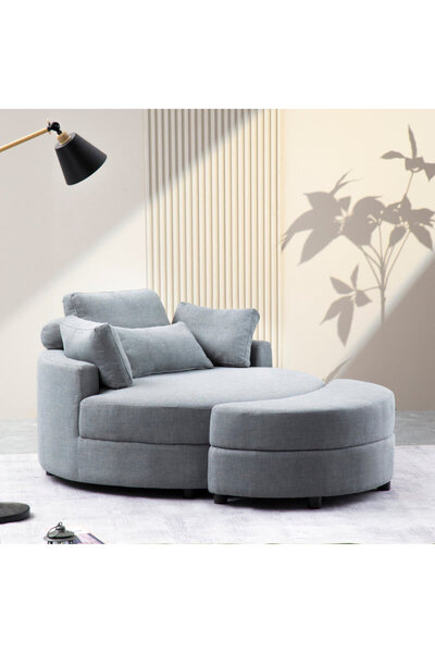 homejoyz Chanel Chair and Swedish Wood - Sable Wave - 90X120X80 cm