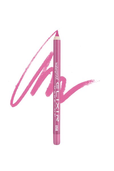 Elixir WATERPROOF LIP PENCIL - 058 (HOT PINK)