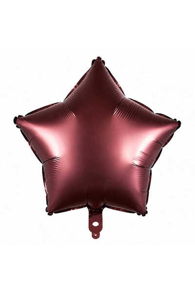 BeySüS Star Foil Balloon Chocolate Brown (18 Inc)