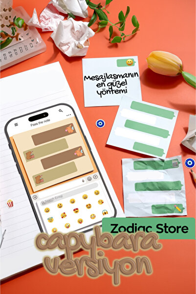 Zodiac Store Cep Defteri Erkek Paketi – Erkek ve Capybara Temalı 2'li Set