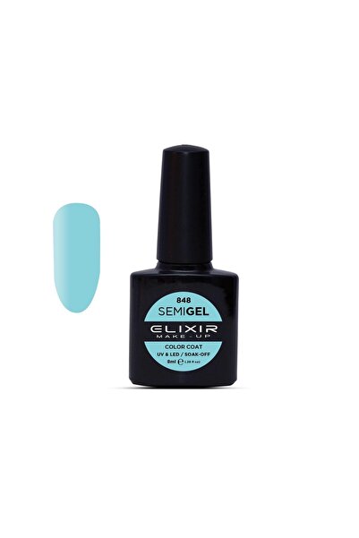 Elixir SEMI GEL (ΗΜΙΜΟΝΙΜΟ ΒΕΡΝΙΚΙ) - 848 (BLIZZARD Blue) 8ML