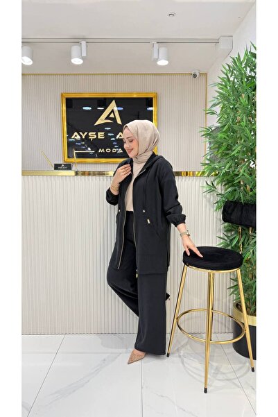 MODA Ayşe Akay tencel kubra kumaş ikili takım