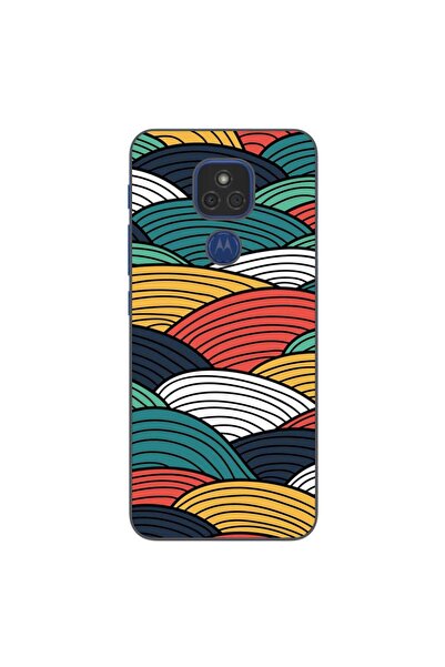 OEM Husa compatibila cu Motorola Moto E7 Plus Silicon Gel Tpu Model Abstract ...