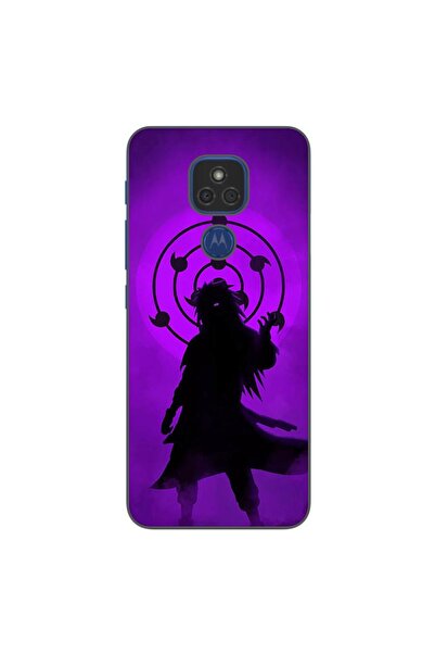 OEM Калъф, съвместим с Motorola Moto E7 Plus, силиконов гел TPU, с шарка Мада...