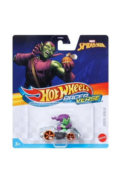 Hotwhells سيارات RacerVerse الفردية HKB86 - Jbk22 Green Goblin