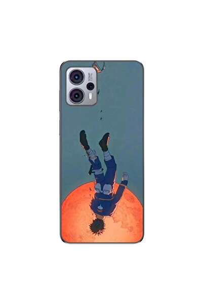 OEM Калъф, съвместим с Motorola Moto G23, силиконов гел TPU, с десен Обито Учиха