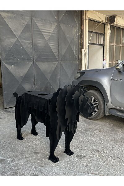 roxenwallart Aslan Figürlü Metal Mangallık Barbekü – Özel Tasarım Dekoratif B...