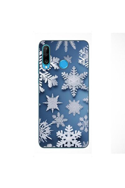 OEM Husa compatibila cu Huawei P30 Lite Silicon Gel Tpu Model Fulgi de Zapada