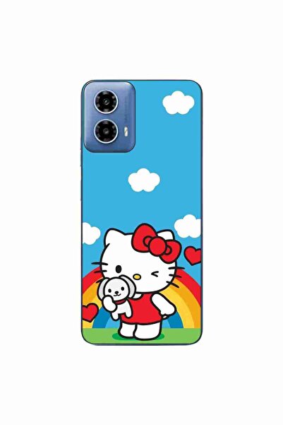 OEM Husa compatibila cu Motorola Moto G34 Silicon Gel Tpu Model Hello Kitty R...