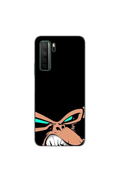 OEM Калъф, съвместим с Huawei P40 Lite 5G, силиконов гел TPU, с десен на ядос...