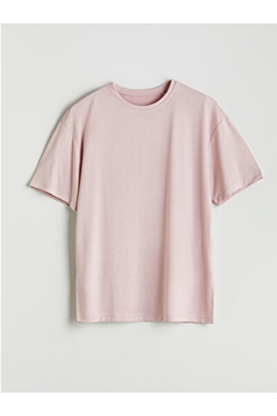 LC Waikiki noul sezon Tricou sport pentru femei, roz, supradimensionat, din a...