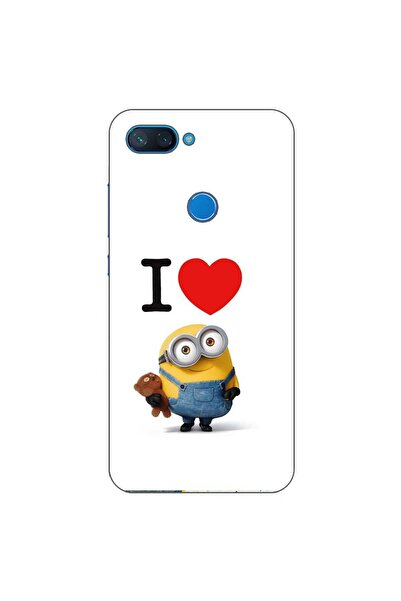 OEM Husa compatibila cu Xiaomi Mi 8 Lite Silicon Gel Tpu Model I Love Minions
