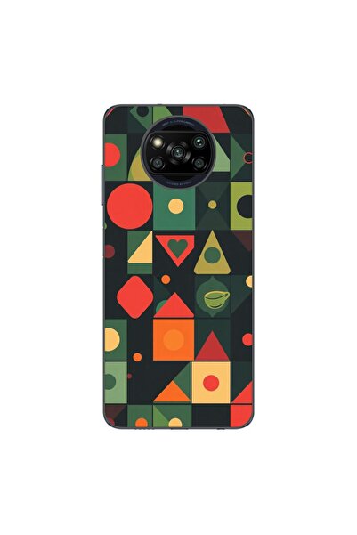 OEM Husa compatibila cu Xiaomi Poco X3 Pro Silicon Gel Tpu Model Retro Shapes