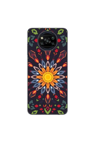 OEM Θήκη συμβατή με Xiaomi Poco X3 Pro Σιλικόνης TPU με σχέδιο Pixel Art Ηλια...