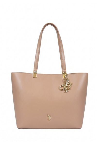 U.S. Polo Assn. Geantă tote, nude, cu logo, pentru femei
