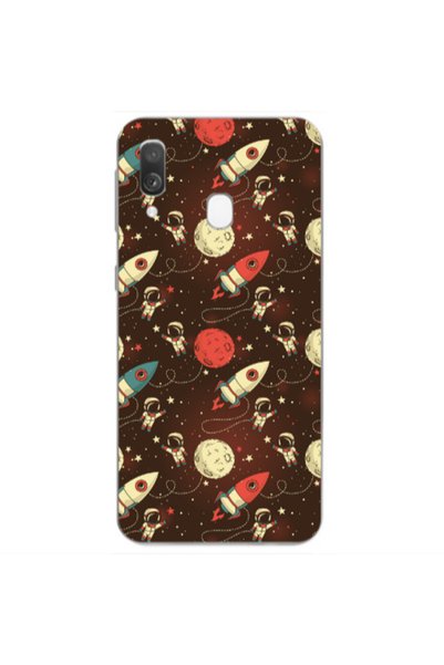 Other Samsung A40 Stars and astronaut Transparent Silicone TPU Θήκη