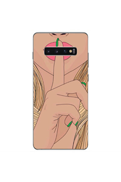 Other Samsung S10 Plus Shut up Transparent Silicone TPU Θήκη