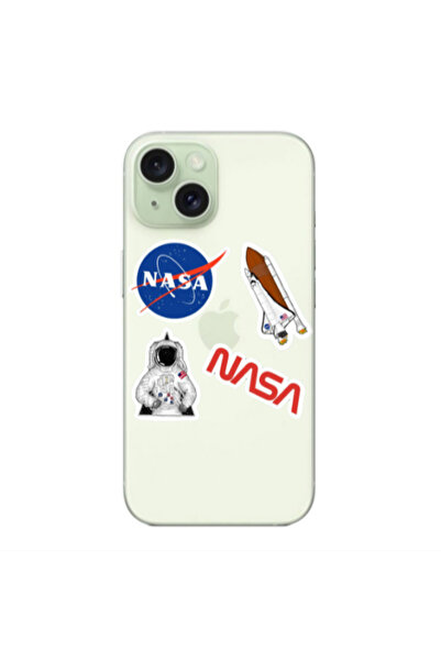 Other Apple iPhone 15 Plus Nasa Transparent Silicone TPU Θήκη