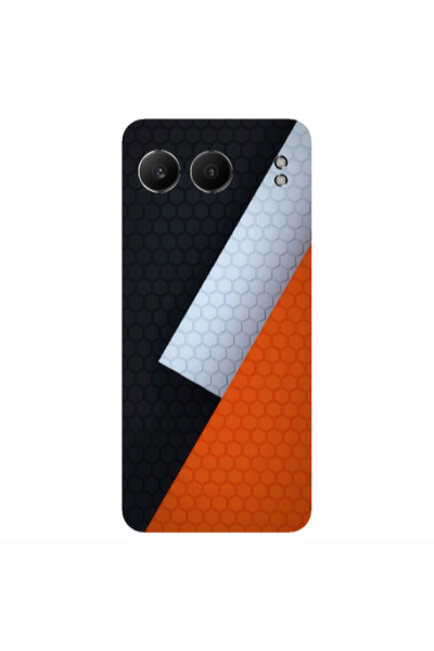 Other Oneplus Nord 4 Coated hexagon Transparent Silicone TPU Θήκη