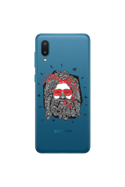 Other Samsung A02 Cool glasses Transparent Silicone TPU Θήκη