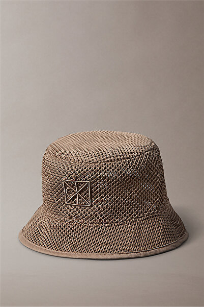 Calvin Klein Summer Mesh Bucket Kadın Bucket Şapka Kahverengi