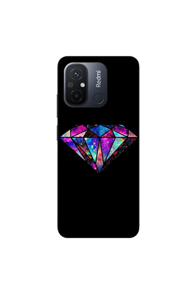 OEM Husa compatibila cu Xiaomi Redmi 12C Silicon Gel Tpu Model Diamond Black