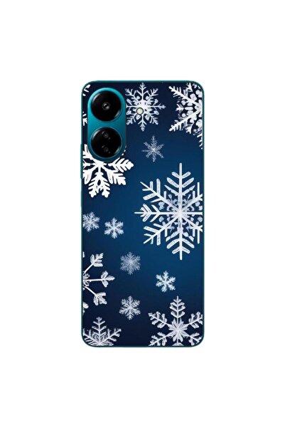 OEM Husa compatibila cu Xiaomi Redmi 13C 4G Silicon Gel Tpu Model Fulgi de Nea