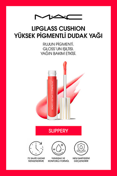 M.A.C M·A·C Lipglass Cushion Yüksek Pigmentli Dudak Yağı - Slippery
