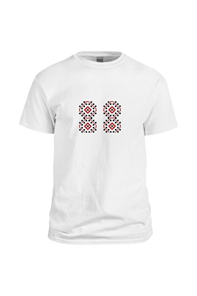 Leistung C&R t-shirt with traditional motifs from Bistrita-Nasaud county, mod...