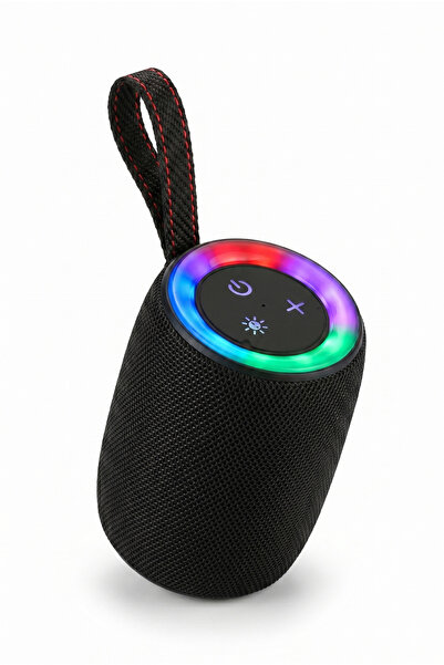 Mob Elektromarket Taşınabilir Kablosuz Bluetooth Hoparlör (RGB LED Işıklı / F...