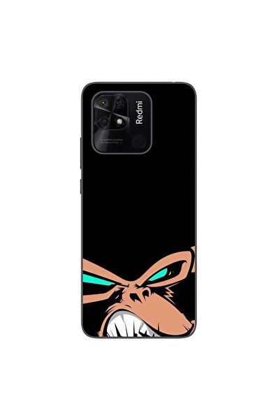 OEM Case compatible with Xiaomi Redmi 10C Silicone Gel Tpu Angry Monkey Pattern