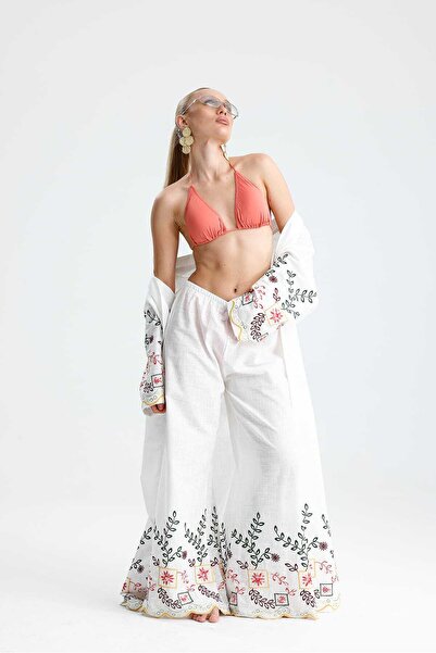 GACA COLLECTION Aura Long Embroidered Trousers