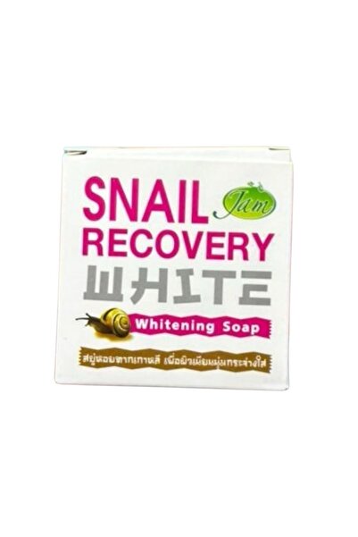 Jam Snail recovery white whitening soap thailand