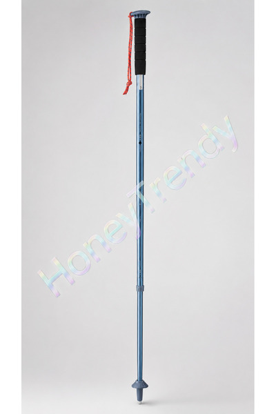 HoneyTrendy Ayarlanabilir Trekking Yürüyüş Batonu Tekli 105-120 cm Hafif Alüm...