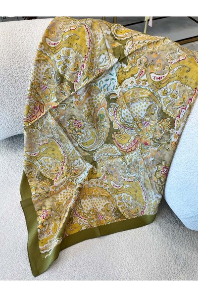 Modario Si̇yane Cupra Viscose Scarf Pattern 2 - 8