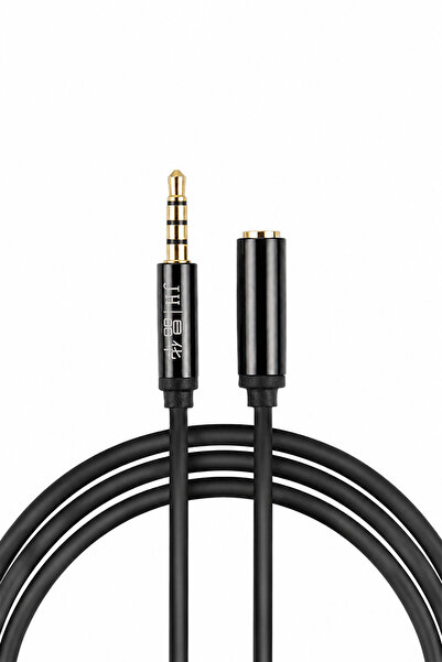 JINGHUA 3.5mm AUX Ses Uzatma Kablosu 5 Metre, Erkek Dişi Stereo Jack Kablo, T...