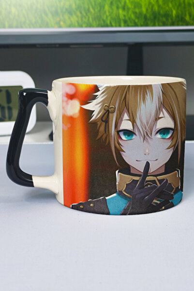 ZipZap Gorou Genshin Impact Printed Ceramic Luxury Mug (1 Piece) Special Blac...