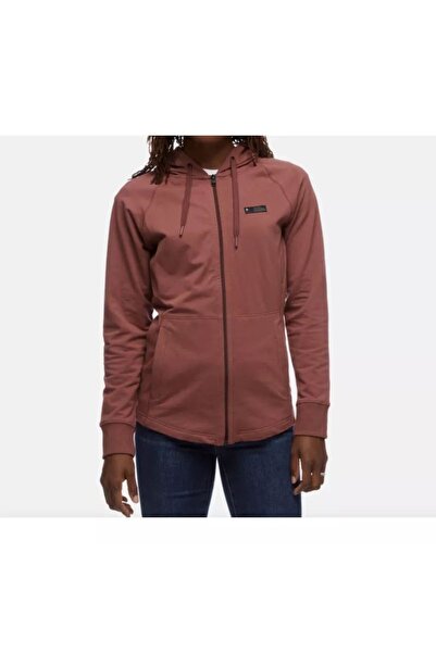 BLACK DİAMOND WOMEN'S MOUNTAIN TRANSPARENCY FZ HOODY - L - بني