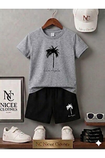 NC Nicee Clothes ΚΑΛΟΚΑΙΡΙΝΟ ΠΑΙΔΙΚΟ ΜΠΛΟΥΖΑΚΙ ΣΟΡΤΣ UNISEX (ΜΑΥΡΟ ΔΕΝΤΡΟ ΛΟΣ...