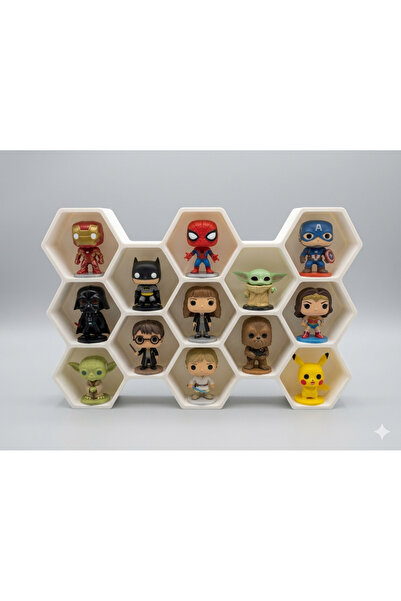 Major Hobi Funko Pop Stand 3D Printing Collectible Display Shelf with 13 Comp...